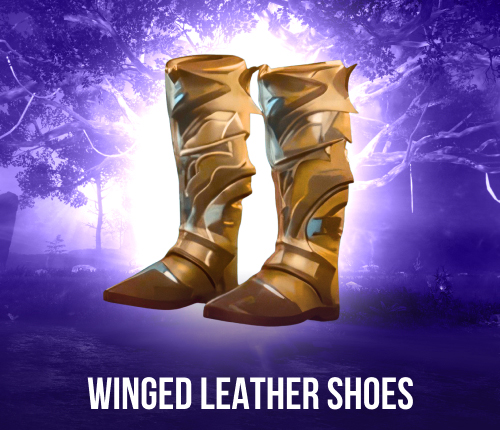 New World Winged Leather Shoes Artifact Farm